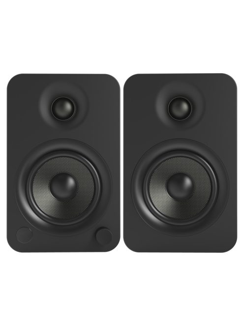 Pro-Ject E1 + Kanto YU4 - Mikro hifi Bluetooth, optikai bemenettel és lemezjátszóval /fekete, fekete/