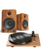 Pro-Ject E1 + Kanto YU6 - Mikro hifi Bluetooth, optikai bemenettel és lemezjátszóval /dió, dió/