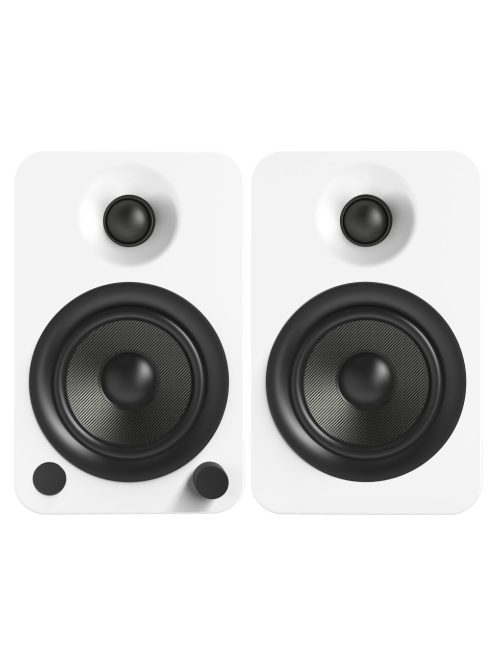 Pro-Ject E1 + Kanto YU4 - Mikro hifi Bluetooth, optikai bemenettel és lemezjátszóval /fehér, fehér/