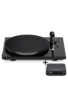Pro-Ject E1 lemezjátszó + Sennheiser Bluetooth adó /fekete/