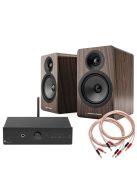 Pro-Ject Stereo Box E, Acoustic Energy AE100 mkII - Komplett hifi összeállítás /fekete-dió/