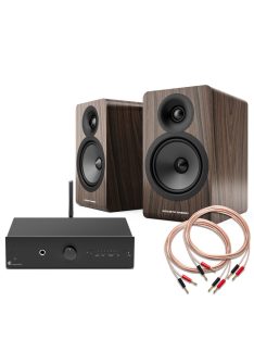 Pro-Ject Stereo Box E, Acoustic Energy AE100 mkII - Komplett hifi összeállítás /fekete-dió/