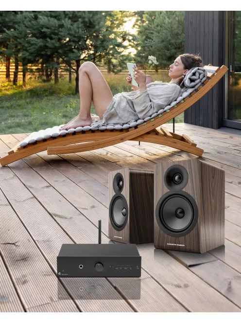 Pro-Ject Stereo Box E, Acoustic Energy AE100 mkII  - Komplett hifi összeállítás /fekete-dió/