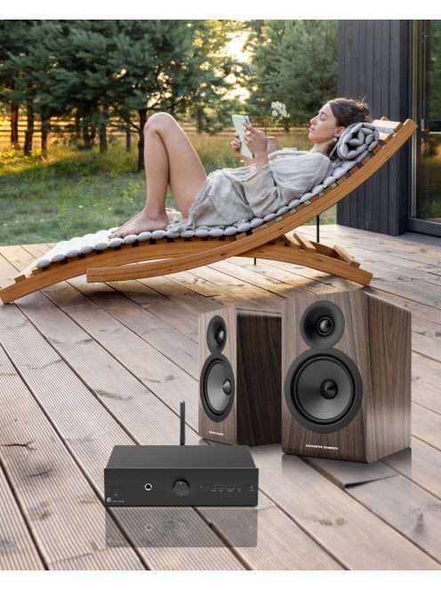 Pro-Ject Stereo Box E, Acoustic Energy AE100 mkII  - Komplett hifi összeállítás /ezüst-fehér/