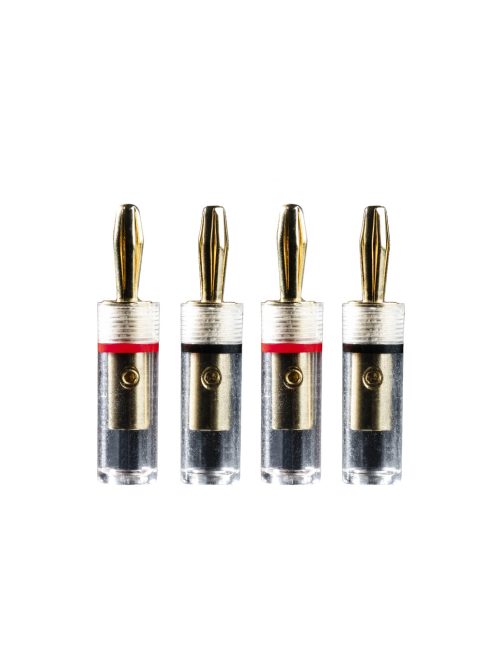 Pro-Ject Connect it LS E - banándugó szett (2 PIROS/2 FEKETE)