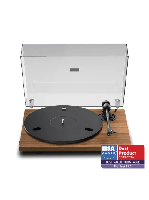 Pro-Ject E1.2 - Plug & Play lemezjátszó /dió/