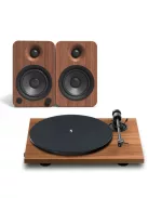 Pro-Ject E1.2 + Kanto YU4 - Mikro hifi Bluetooth, optikai bemenettel és lemezjátszóval /dió, dió/
