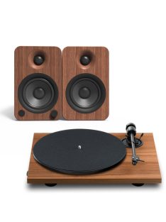   Pro-Ject E1.2 + Kanto YU4 - Mikro hifi Bluetooth, optikai bemenettel és lemezjátszóval /dió, dió/