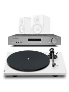 Pro-Ject E1.2 + Cambridge Audio AX A35 - lemezjátszó és sztereó erősítő /fehér/