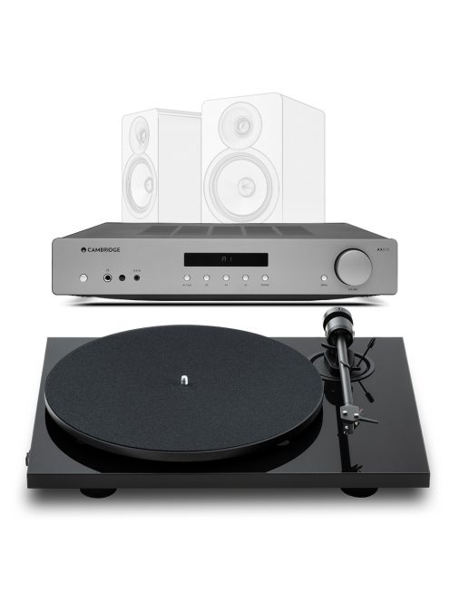 Pro-Ject E1.2 + Cambridge Audio AX A35 - lemezjátszó és sztereó erősítő /fekete/