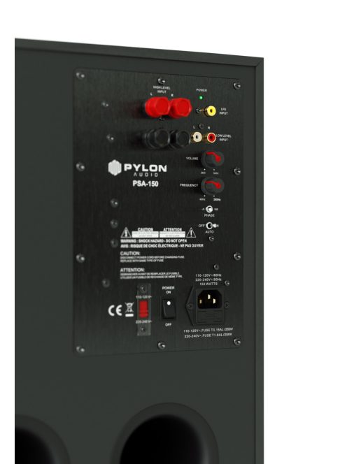 Pylon Audio Pearl Sub aktív mélysugárzó /fekete/