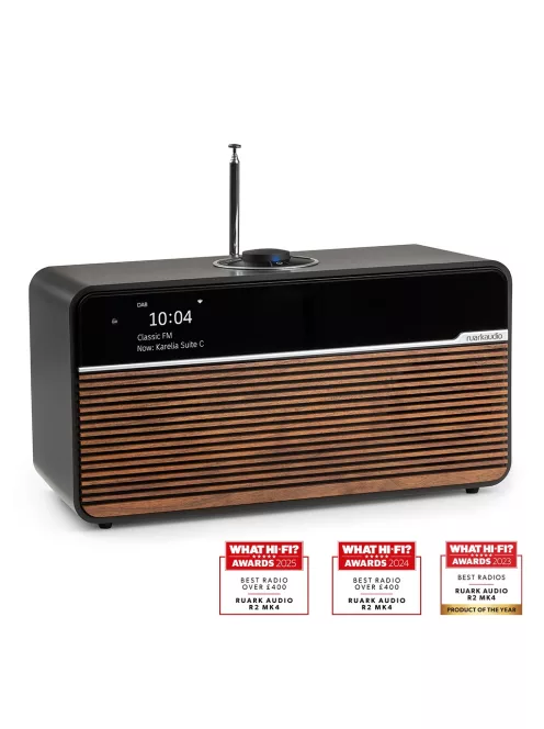Ruark R2 Mk4 Kompakt hangrendszer /eszpresszo barna - dió ráccsal/