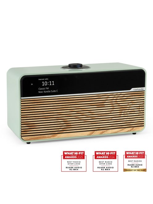 Ruark R2 Mk4 Kompakt hangrendszer /eszpresszo barna - dió ráccsal/