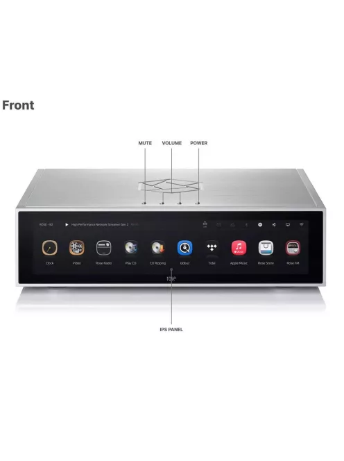Rose RS151 - Streamer, D/A konverter/fekete/