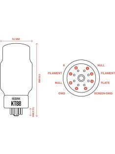 Ray Tubes Reserve KT88 vákuumcső 