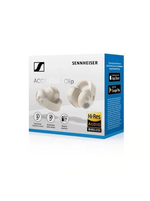 Sennheiser ACCENTUM Clip - Bluetooth fülhallgató /krém/