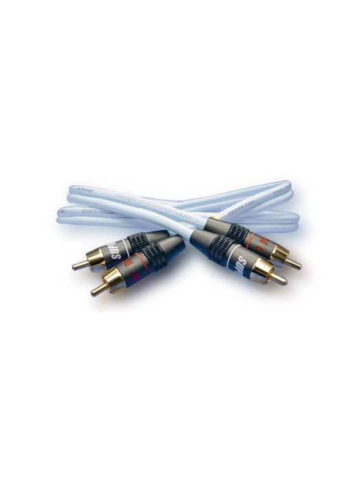 Supra DUAL-RCA/RCA összekötő kábel  1.0 m