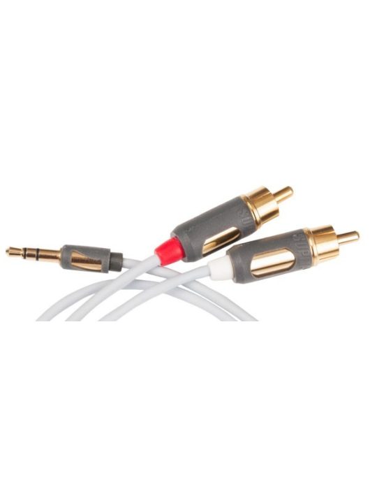 SUPRA MP analóg összekötő kábel 3,5 mm  mini Jack/ 2 RCA - 1.0 m
